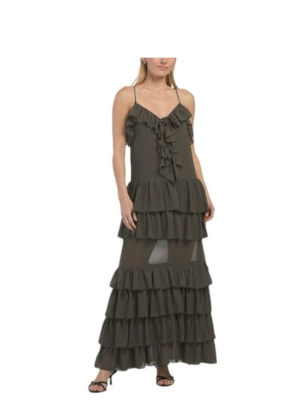 NWT Torn by Ronny Kobo dark grey dress Sz S